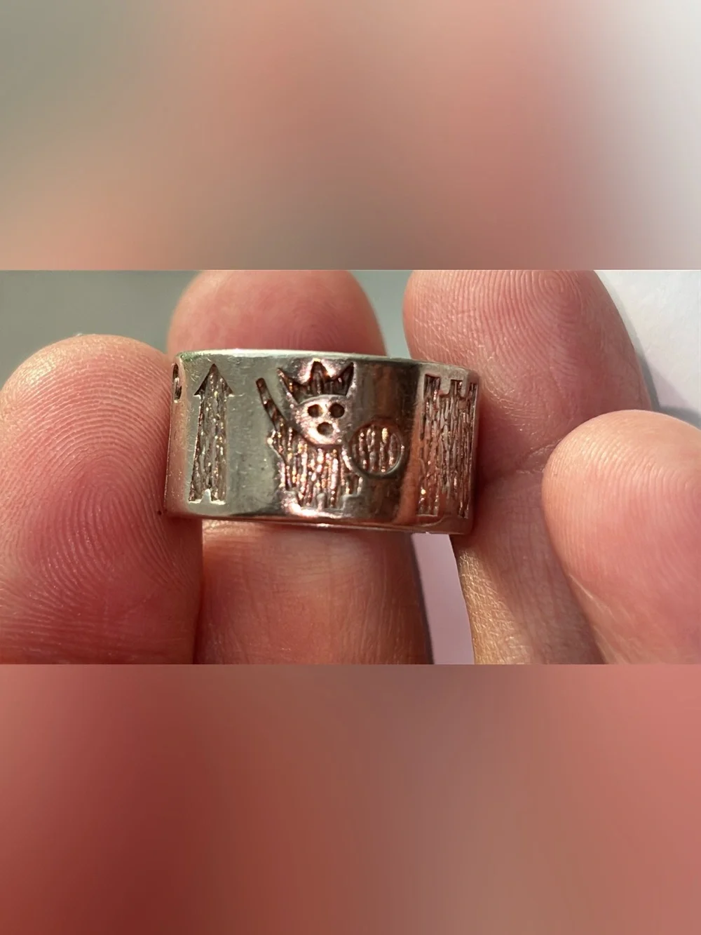 Sterling Silver Story Telling History of Ireland Band Ring